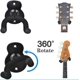 thumbnail image 2 of Paquete de 3 soportes para guitarra Soporte de pared para guitarra, ganchos para soporte de monitor de pared de guitarra para guitarra eléctrica, guitarra acústica clásica, bajo banjo, negro, 2 of 5
