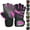Pink, variant on Weightlifting Gloves with Integrated Wrist Wrap Support Half Finger Body Building Gym Glove Red XX-Large