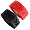 thumbnail image 4 of 2x Golf Grip Wrapping Tapes Absorción de humedad profesional Innovador Tacky PU Rojo Cola Cintas de envoltura de agarre de golf, 4 of 6