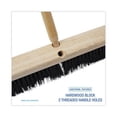 thumbnail image 4 of Boardwalk BWK 20618 18 in. Medium Polypropylene Floor Brushes - Black, 4 of 5