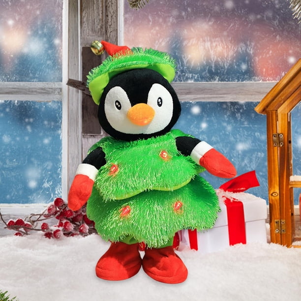 Muñeco de de Navidad eléctrico, lindo juguete de peluche giratorio musical suave para decoraciones, restaurante, vacaciones, regalo de EstiloE Macarena Juguetes de peluche