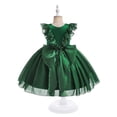 thumbnail image 2 of Girls Fairy Christmas Party Dress Flower Princess Birthday Pageant Ball Gown, 2 of 7