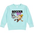 thumbnail image 2 of Inktastic Soccer Girl Toddler Sweatshirt, 2 of 4