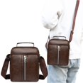thumbnail image 2 of YiJuHui 2pcs Premium Textured Leather Crossbody Bag Adjustable Strap Lightweight Spacious for Travel Work Daily Use C, 2 of 6