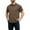 #Brown, variant on George Men's Cotton Short Sleeve Collared Shirts,3 Buttons Ultra Soft,for Casual Work Travel Golf Tennis,Army Green,Big and Tall Men XL