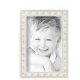 thumbnail image 2 of ArtToFrames 4" x 6" White Square Star Emboss Picture Frame, 4x6 inch White Wood Poster Frame (WOM-5125), 5 Pack, 2 of 6