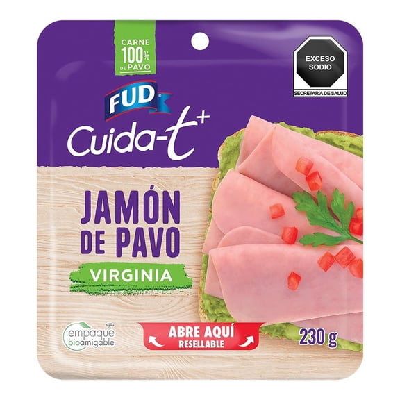 Jamón de pavo Fud Cuidate + 230 g