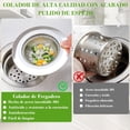 thumbnail image 4 of 3 Piezas Filtro de Acero Inoxidable para Fregadero de Cocina, Coladeras para Cocina, Cartucho de Malla Inoxidable, Antiobstrucción para Fregaderos de Cocina, 4 of 4