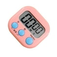thumbnail image 2 of Matsuzay Temporizador de cocina con pantalla LCD grande, herramientas de sincronización electrónicas digitales, botones cuadrados, reloj despertador, Electrónica Rosado, 2 of 6
