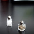 thumbnail image 3 of (Juego de 2) Mini salero y pimentero, 0,5 oz/1/2 oz de vidrio cubo cuerpo restaurante salero y pimentero por, 3 of 5