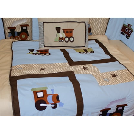 Babyfad Train 10 Piece Crib Bedding Set Walmart Canada