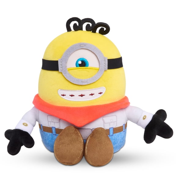 Illumination Minions & Monsters James Squooshy Plush Toy, Sensory Fidget Toy with Bean Fill, Ages 3 