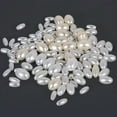 thumbnail image 2 of U8MO 4x8mm 6x10mm 6x12mm 8x11mm Oval Shape Plastic Imitation Pearl Loose Beads-4x8mm 200pcs-White, 2 of 9