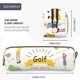 thumbnail image 3 of Fotbe Golf Icons And Golfer Estuche para Lápices de Cuero con Estampado, Estuche con Cremallera Resistente, Organizador Compacto y Elegante para Papelería, 3 of 7