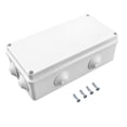 thumbnail image 1 of Junction Box, Ip65 In Abs Plastic, Waterproof Exterior, White, 200 X 100 X 70 Mm, 1 of 5