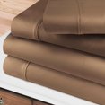 thumbnail image 1 of 400-Thread Count 100% Egyptian Cotton Lightweight Solid Sheet Set with Deep Pockets Taupe / Cal King, 1 of 5