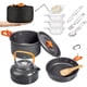 thumbnail image 1 of Juego de utensilios de cocina para acampar, juego de vajilla para exteriores, olla de cocina, parrilla, olla de Picnic con cafetera, tetera de aluminio, 1 of 6