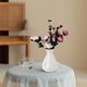 thumbnail image 4 of Plastic Decorative Vase | Imitation Glazed Finish | Home Living Room Accent | Modern Flower Pot for Fresh or Dried Arrangements | Versatile Decoration | 20x13.5cm, 4 of 6
