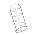 thumbnail image 3 of Estante para preparación de alimentos, soporte para platos, organizador que ahorra espacio, estante de cocina, escurreplatos Plata de 5 capas, 3 of 9