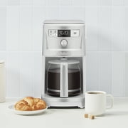 Cuisinart Coffee Maker, 14-Cup PerfecTemp Programmable Coffee Machine Glass Carafe with 1-4 Cup Setting, Brew Strength Control, Brew Pause, and Over Ice Function, White, DCC-3500W
