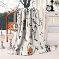 thumbnail image 2 of Halloween Dancing Skeletons Blanket,Comfortable Soft Lamb Wool Throw Blanket,All Season,Warm Lightweight Blankets for Sofa Bed Couch Living Room Chair,50"x60", 2 of 4