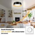 thumbnail image 4 of Lámpara de techo empotrada BrightHome, 33 cm, 250 W, LED regulable, 4 of 7