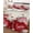 Beige Red, variant on Quilt King Size Bedding Set, Red Pink Valentine's Reversible Summer Quilt 3 Pieces, Vintage Love Heart Eucalyptus Leaves Lightweight Bedspreads Coverlets with 2 Pillow Shams for All Seasons