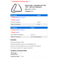 thumbnail image 2 of Battery Cable - Compatible with 1956, 1983 - 1988 Ford Thunderbird 1984 1985 1986 1987, 2 of 2