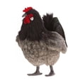 thumbnail image 2 of Hansa Grey and Black Hen Plush Toy, 2 of 2
