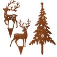 thumbnail image 2 of Garden Plug Decorative Metal Plug And Deer Plug Weather Festival Outdoor Advent Garden Terrace, 2 of 8