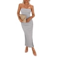 thumbnail image 1 of Vestido PRETTYGARDEN de Verano Strapless Bodycon Maxi XL, 1 of 5