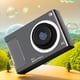 thumbnail image 3 of Mini Cámara HD de 48 MP Pantalla IPS de 2,4 Pulgadas Cámara Digital con Zoom de 16X Cámara de Vídeo 4K con Luz de Relleno para Niños Estudiantes, Plata, 3 of 5