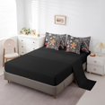 thumbnail image 3 of Gingerbread Man Bed in a Bag King Size Comforter Set 7 Pieces,Snowman Bedding Sets Merry Christmas Decorations Elk Deer Sheet Set with Comforter,Snowflake Xmas Candy Bed Set, 3 of 6