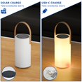 thumbnail image 2 of Lámpara de mesa solar uuffoo portátil LED 8 colores IP44, 2 of 7