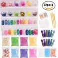 thumbnail image 1 of 70+ Pcs Kit de Fabrication de slime diy Fournitures pour slime, 1 of 9