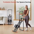thumbnail image 6 of Foldable Stair Stepper Machine - Vertical Stair Climber for  Gym, Full- Cardio Workout Equipment with Adjustable Handlebar & Pedals, Extended Step Range Design, 6 of 6