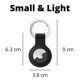 thumbnail image 4 of Llavero Airtags Funda Airtags Compatible con Airtags 2021 Colgante Airtag Hecho de Silicona Paquete de 2 Funda Airtags Negro Blanco, 4 of 5