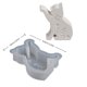 thumbnail image 1 of Molde de silicona for vela de conejito de Pascua 3D, molde de jabón hecho a mano DIY, molde de escayola de resina for gato y conejo, esencial for decoración del hogar, 1 of 2