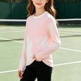 thumbnail image 5 of Tie Dye Girls Long Sleeve Sun Protection Shirt Quick Dry UPF 50+ Outdoor Pink,Size 7-8 T, 5 of 6