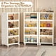 thumbnail image 4 of Contenedores de almacenamiento apilables de 4 niveles con tapas, contenedores de almacenamiento de plástico de 23 cuartos con puertas y ruedas magnéticas, contenedores de almacenamiento plegables, org, 4 of 5