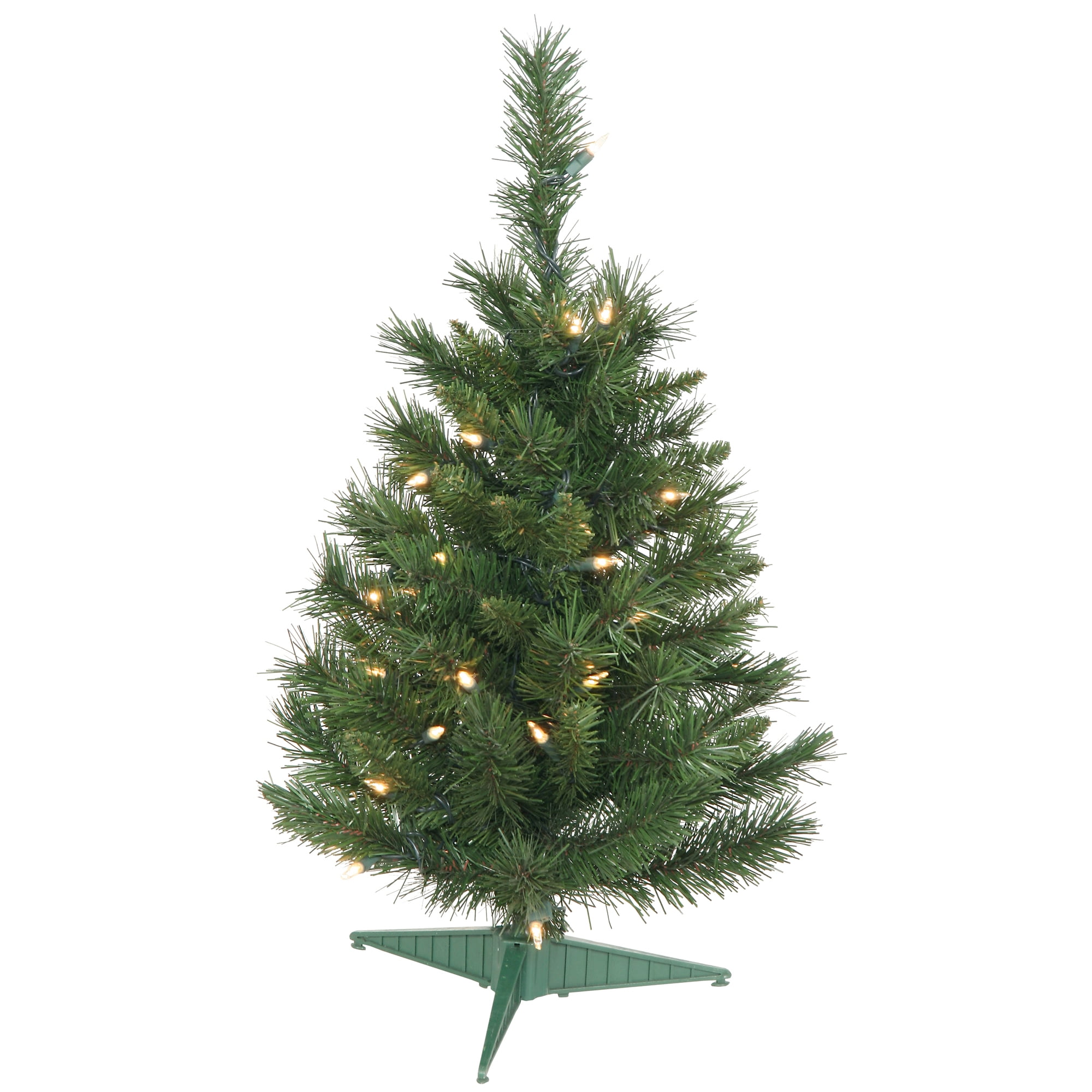 Vickerman PreLit 2' Imperial Pine Artificial Christmas Tree, Clear