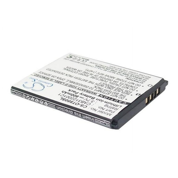 CAB3120000C1 Battery for Tracfone Alcatel The Big Easy Flip A392, A392G, OT-A392, OT-A392G, 800mAh - sold by smavco