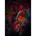 thumbnail image 2 of Love Grams 14x18 Gold Ornate Wood Framed with Double Matting Museum Art Print Titled - Dark Tropics, 2 of 4