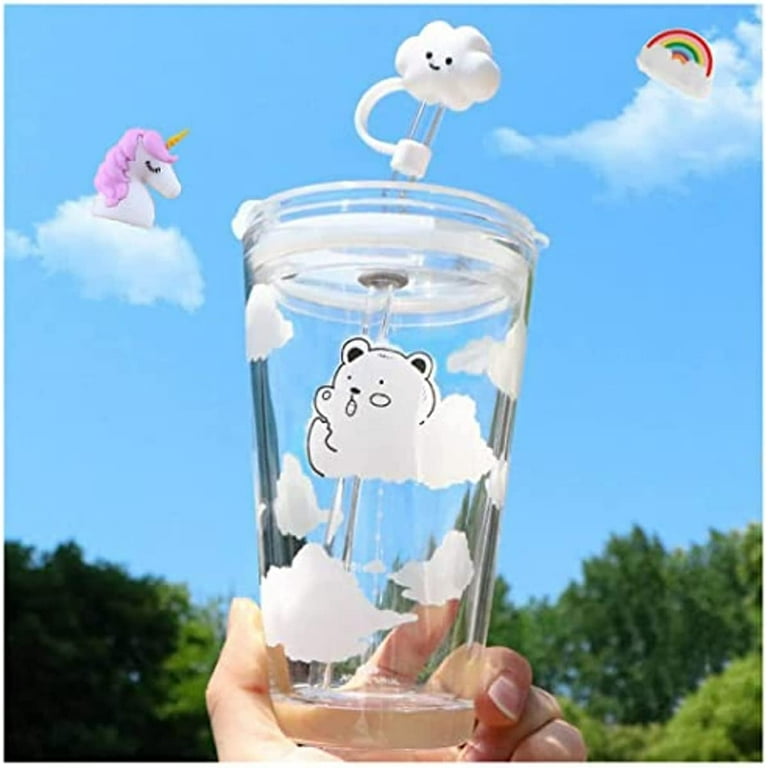 Thin Glasses Covers Cloud Straw Cover Cloud Cloud Straw Toppe Traw