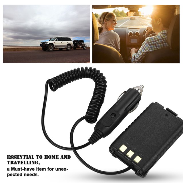 Cargador de coche ANGGREK eliminador de batería para Walkie talkie