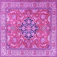 thumbnail image 1 of Ahgly Company Indoor Square Persian Purple Traditional Area Rugs, 3' Square, 1 of 4