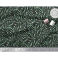 thumbnail image 3 of Soimoi Black Rayon Crepe Fabric Pine Leaves Decor Fabric Printed Yard 46 Inch Wide, 3 of 3