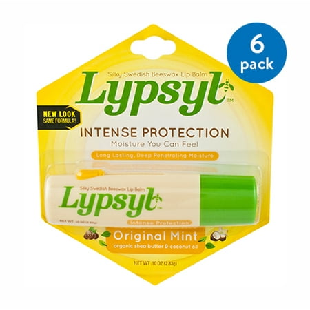 (6 Pack) Lypsyl Intense Protection Lip Balm Original Mint .10 (10 Best Lip Balms)