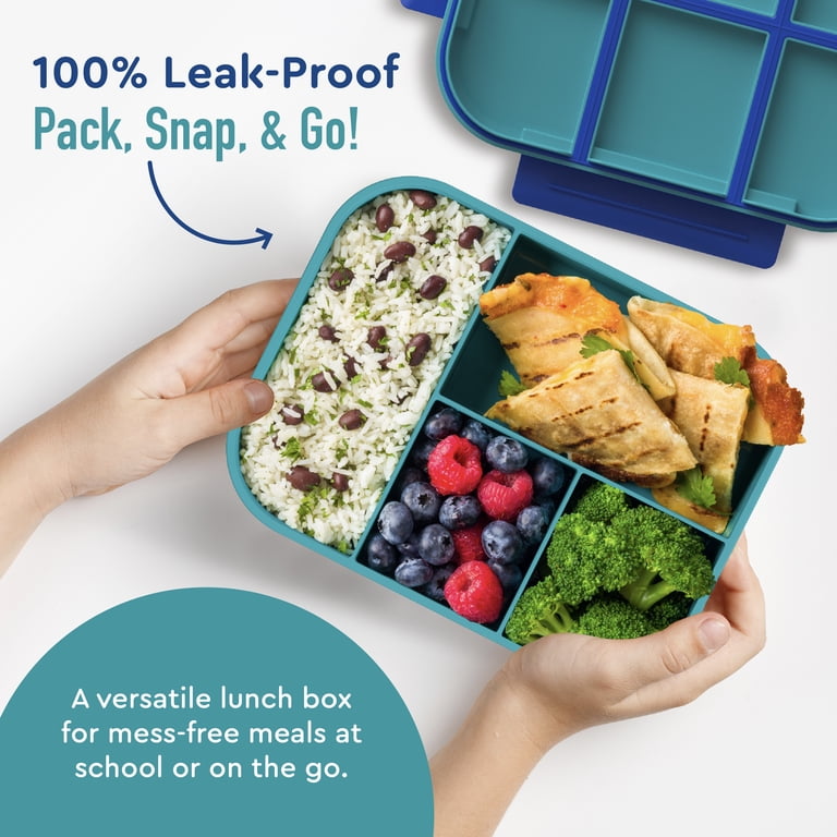 Bentgo Kids Snap & Go Leak-Proof Lunch Box - Shark - Walmart.com