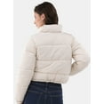 thumbnail image 4 of No Boundaries Puffer Jacket, Women's and Women's Plus, 4 of 6